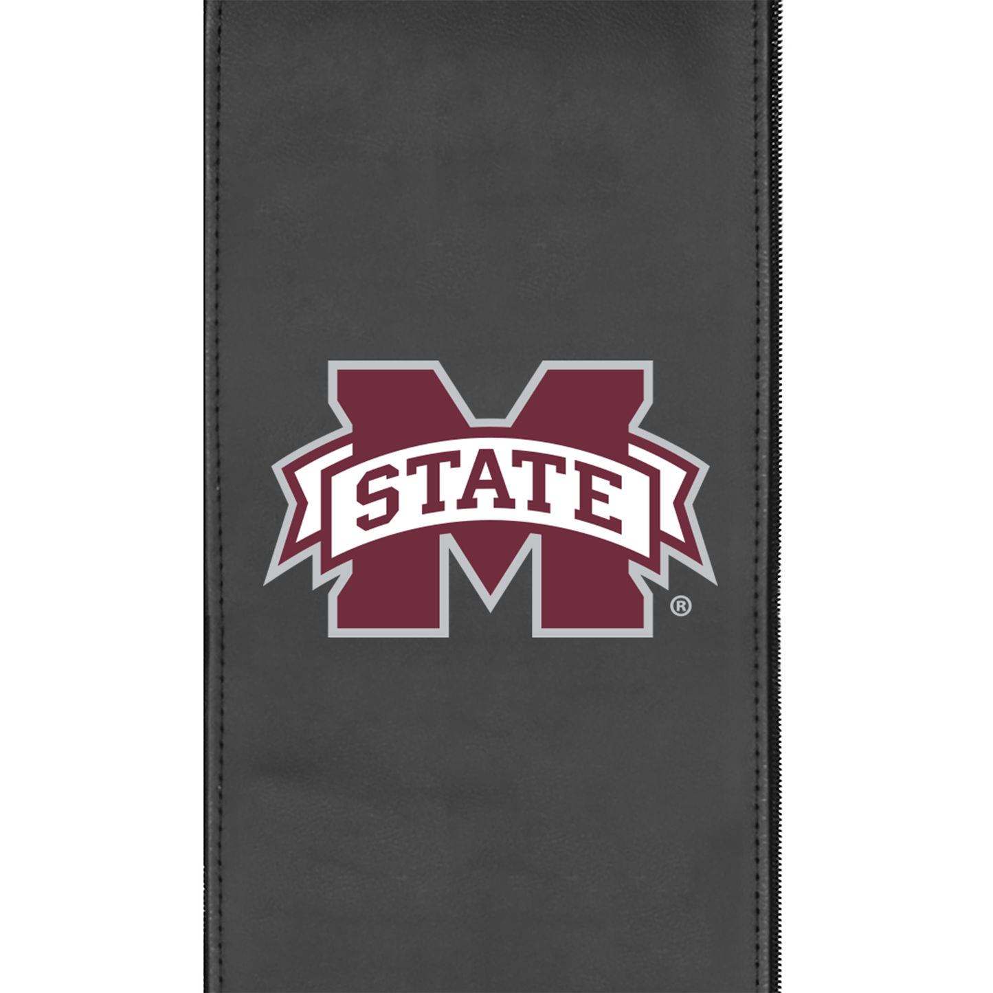 Silver Club Chair with Mississippi State Primary