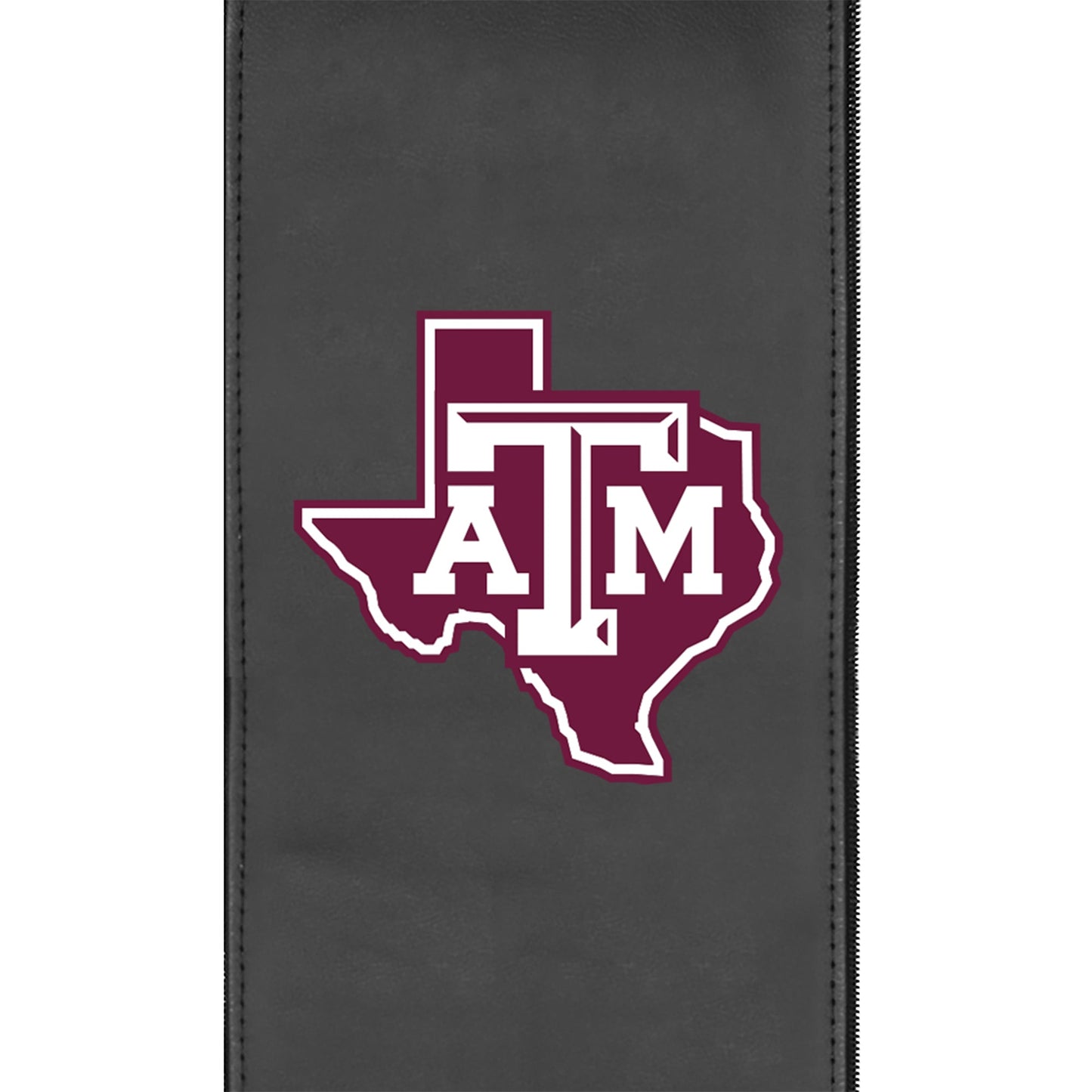 Silver Club Chair with Texas A&M Aggies Secondary Logo