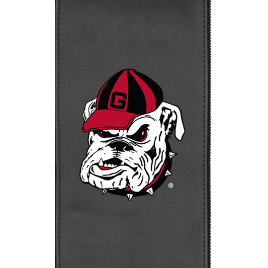 Georgia Pinstripe Bulldog Logo Panel