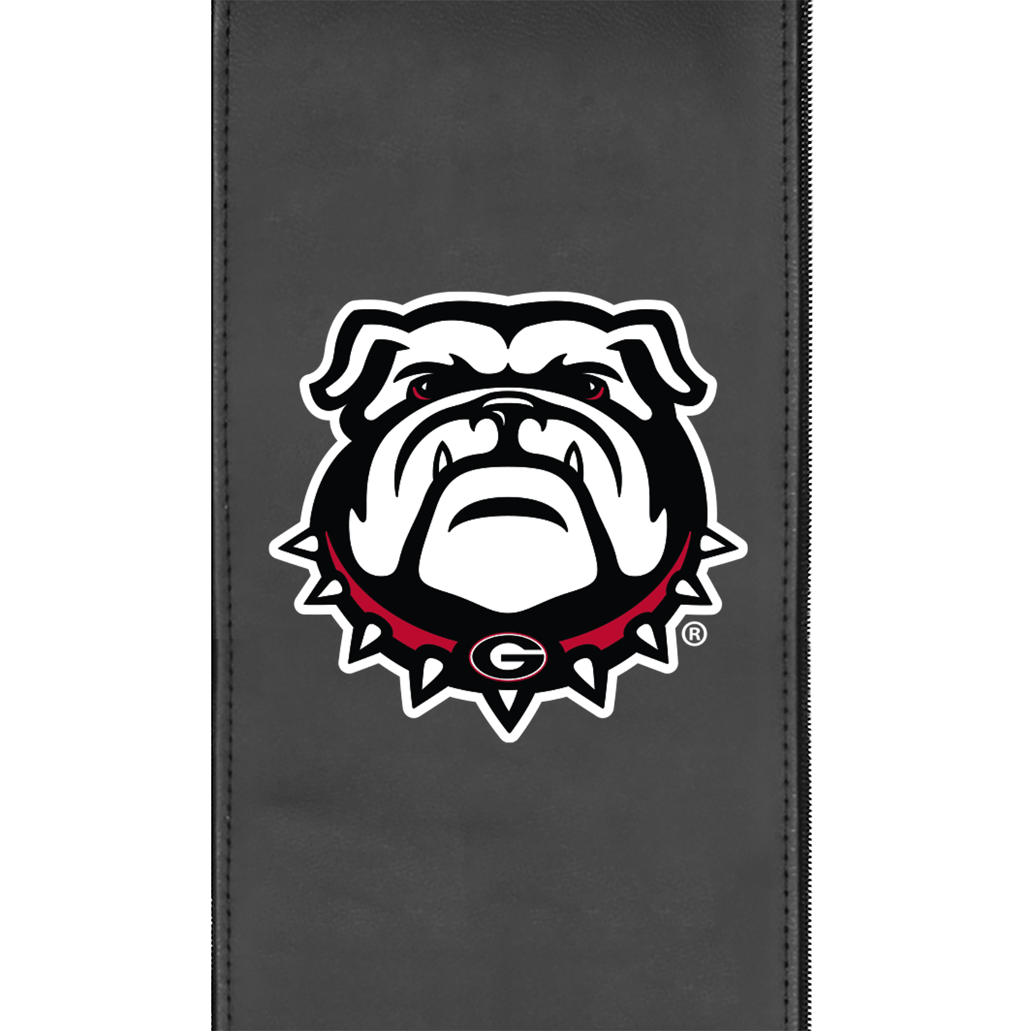 Silver Loveseat with Georgia Bulldogs Alternate Logo