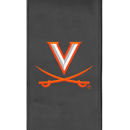 Silver Club Chair with Virginia Cavaliers Primary Logo