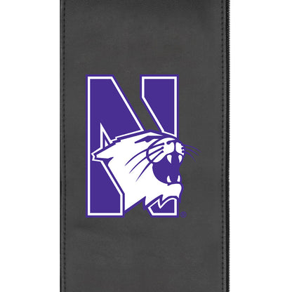 Silver Club Chair with Northwestern Wildcats Logo