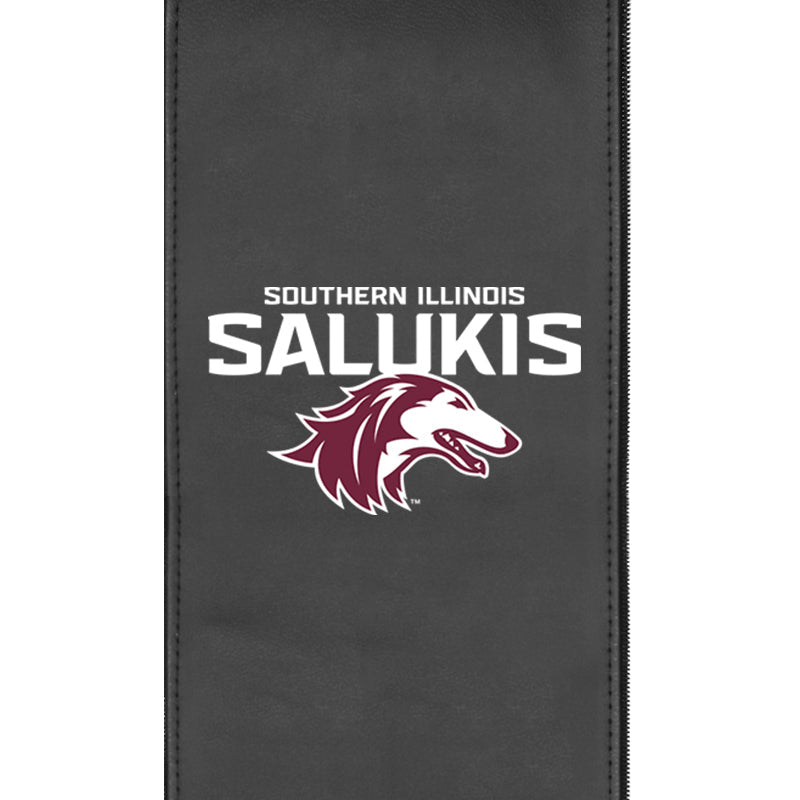 Silver Sofa with Southern Illinois Salukis Logo