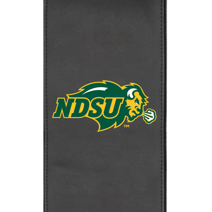 Silver Club Chair with North Dakota State Bison Primary Logo