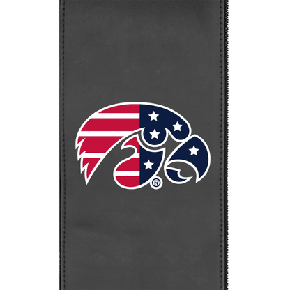 PhantomX Gaming Chair with Iowa Hawkeyes Patriotic Primary Logo