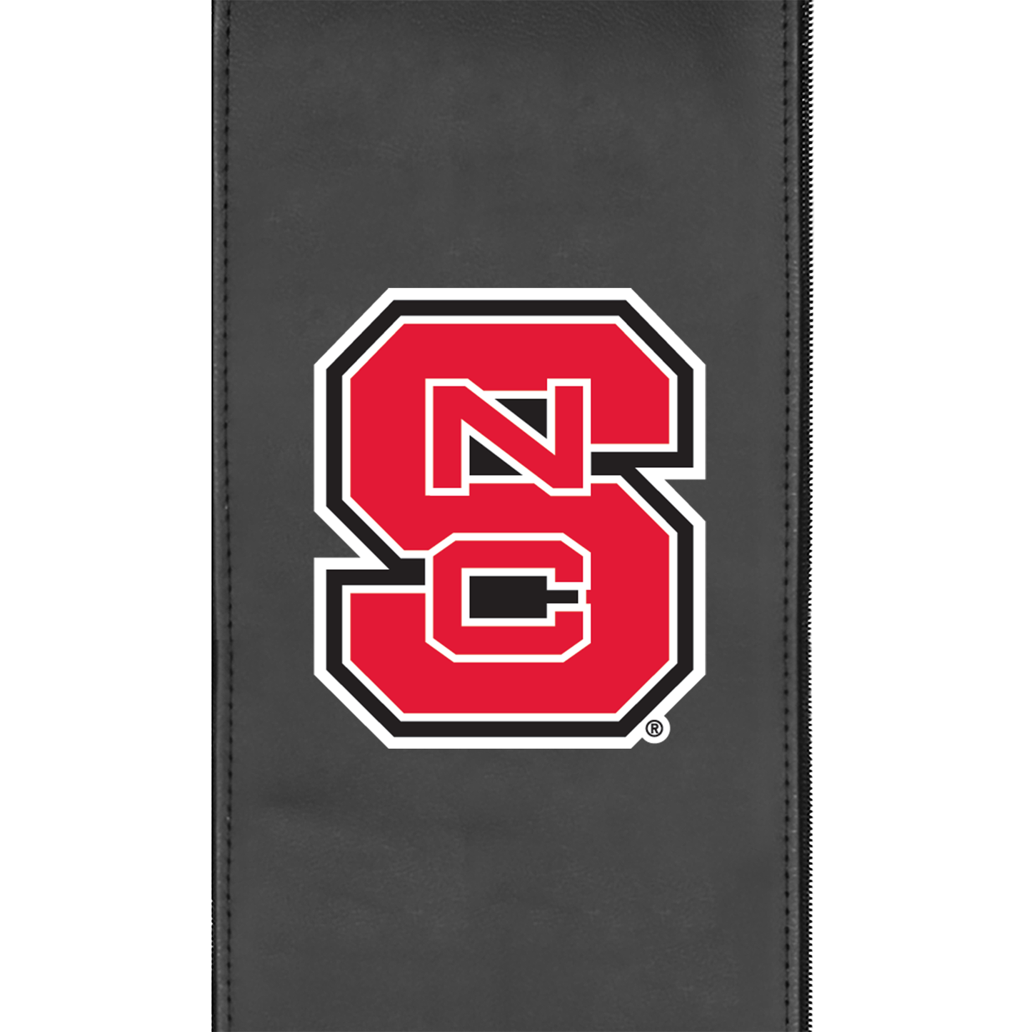 Silver Loveseat with North Carolina State Logo