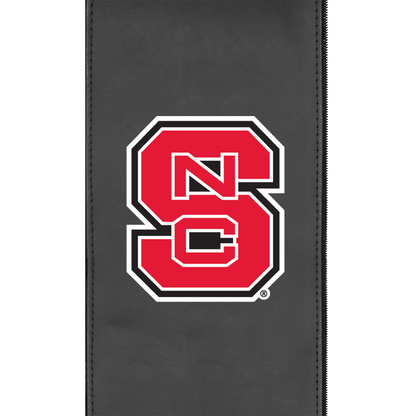 Silver Loveseat with North Carolina State Logo