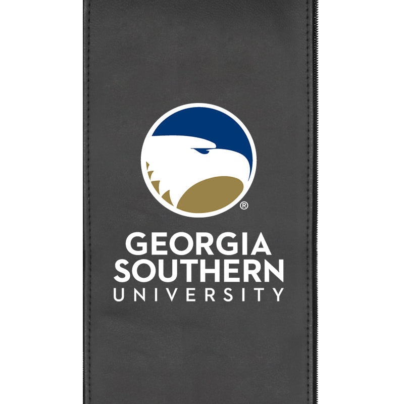 Silver Loveseat with Georgia Southern University Logo
