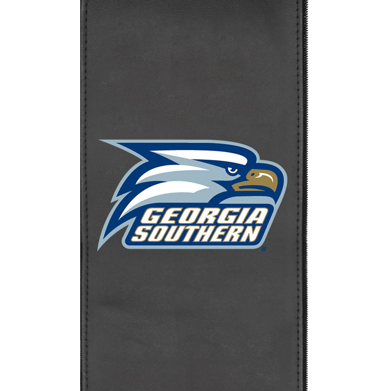 Silver Sofa with Georgia Southern Eagles Logo