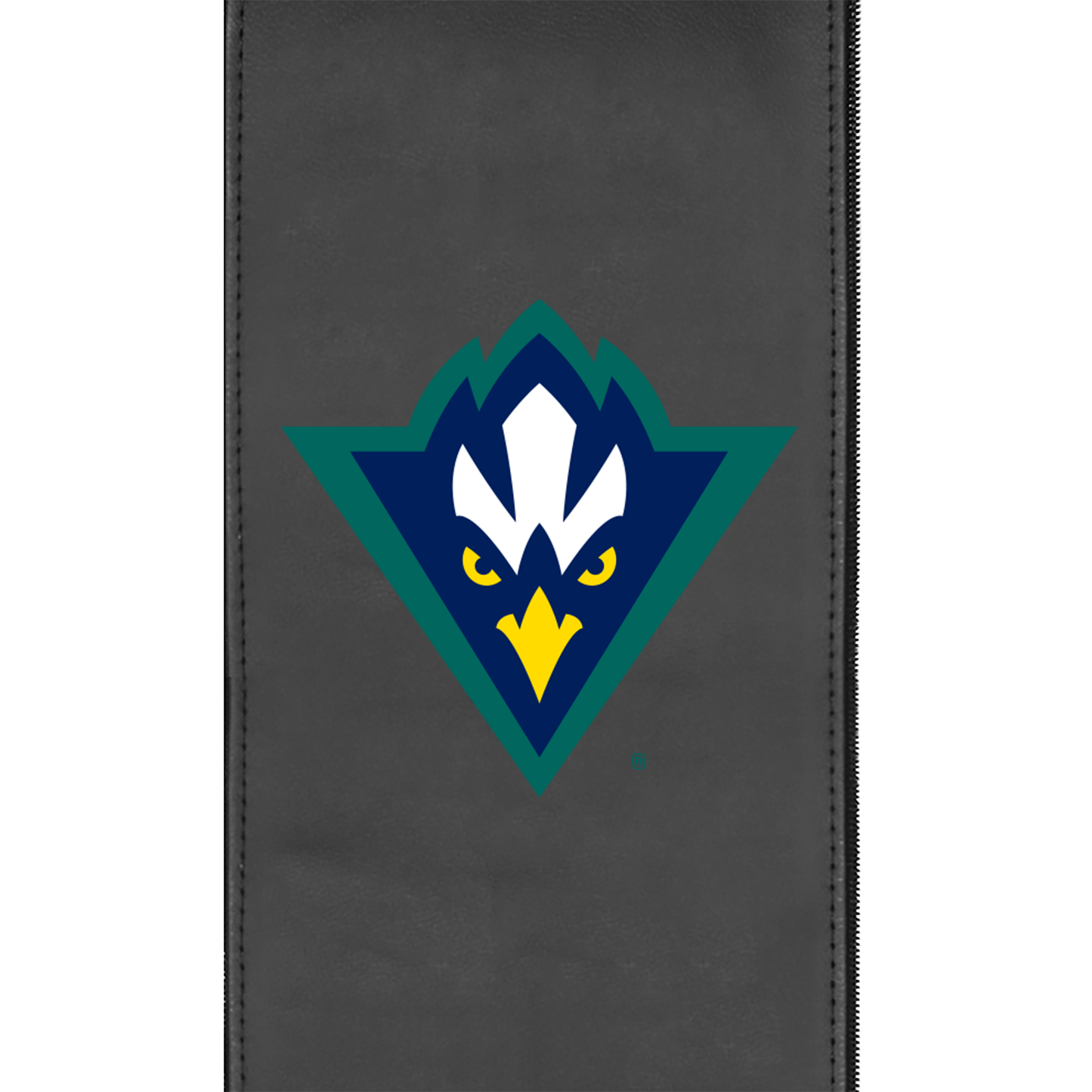 Silver Club Chair with UNC Wilmington Secondary Logo
