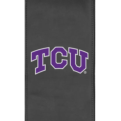Silver Club Chair with TCU Horned Frogs Primary