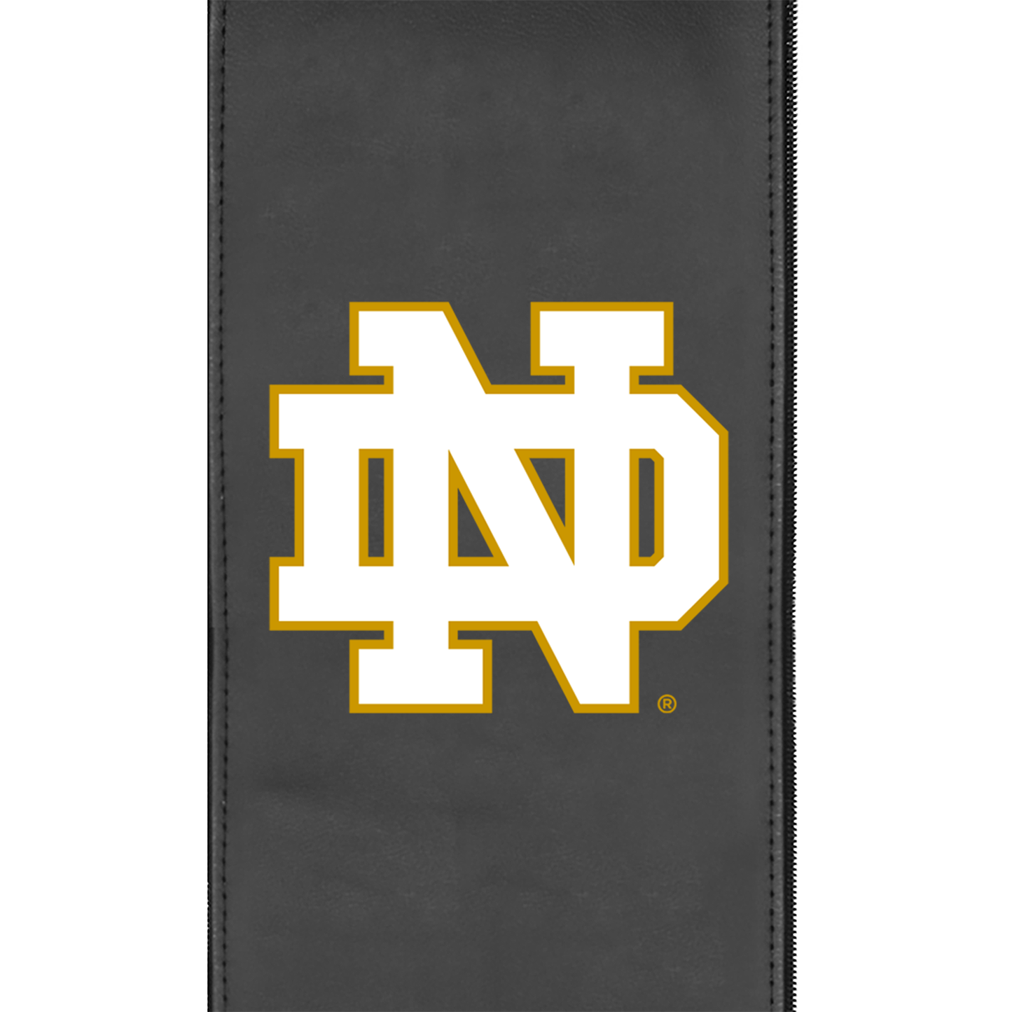 Silver Loveseat with Notre Dame Secondary Logo