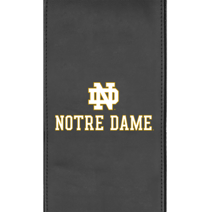 Silver Loveseat with Notre Dame Alternate Logo