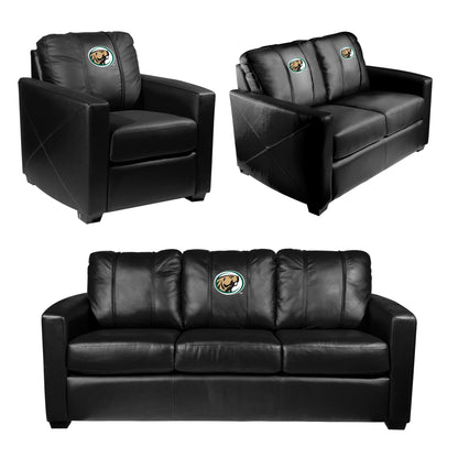 Silver Club Chair with Bemidji State University Primary Logo