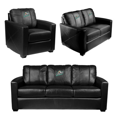 Silver Club Chair with Bemidji State University Secondary Logo