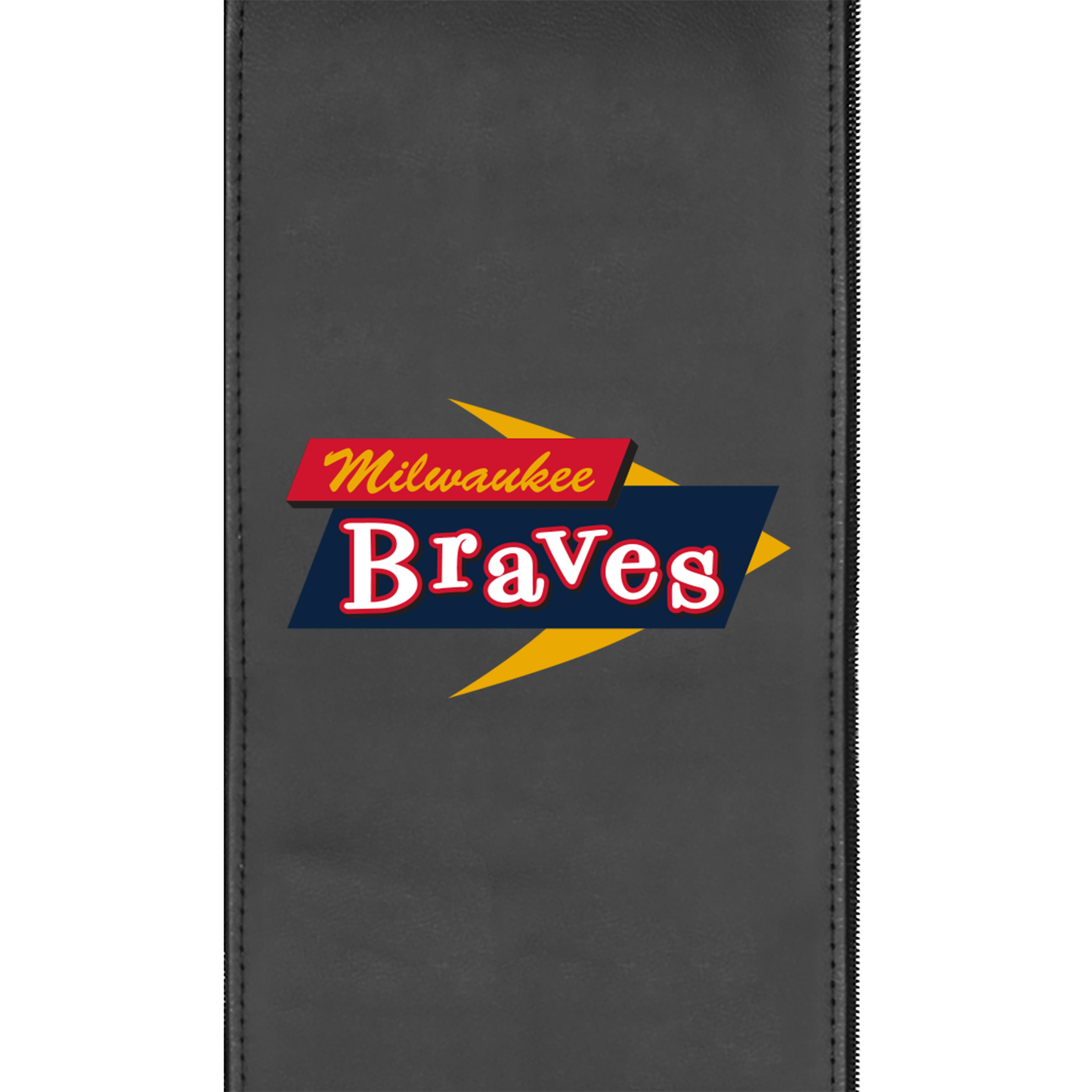 Relax Home Theater Recliner with Milwaukee Braves Cooperstown Secondary