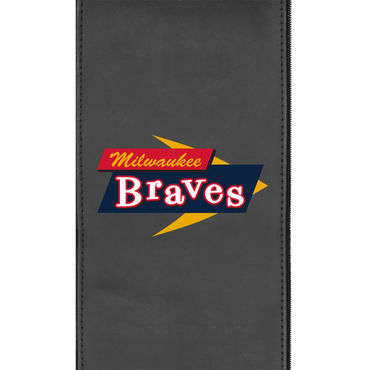 Relax Home Theater Recliner with Milwaukee Braves Cooperstown Secondary