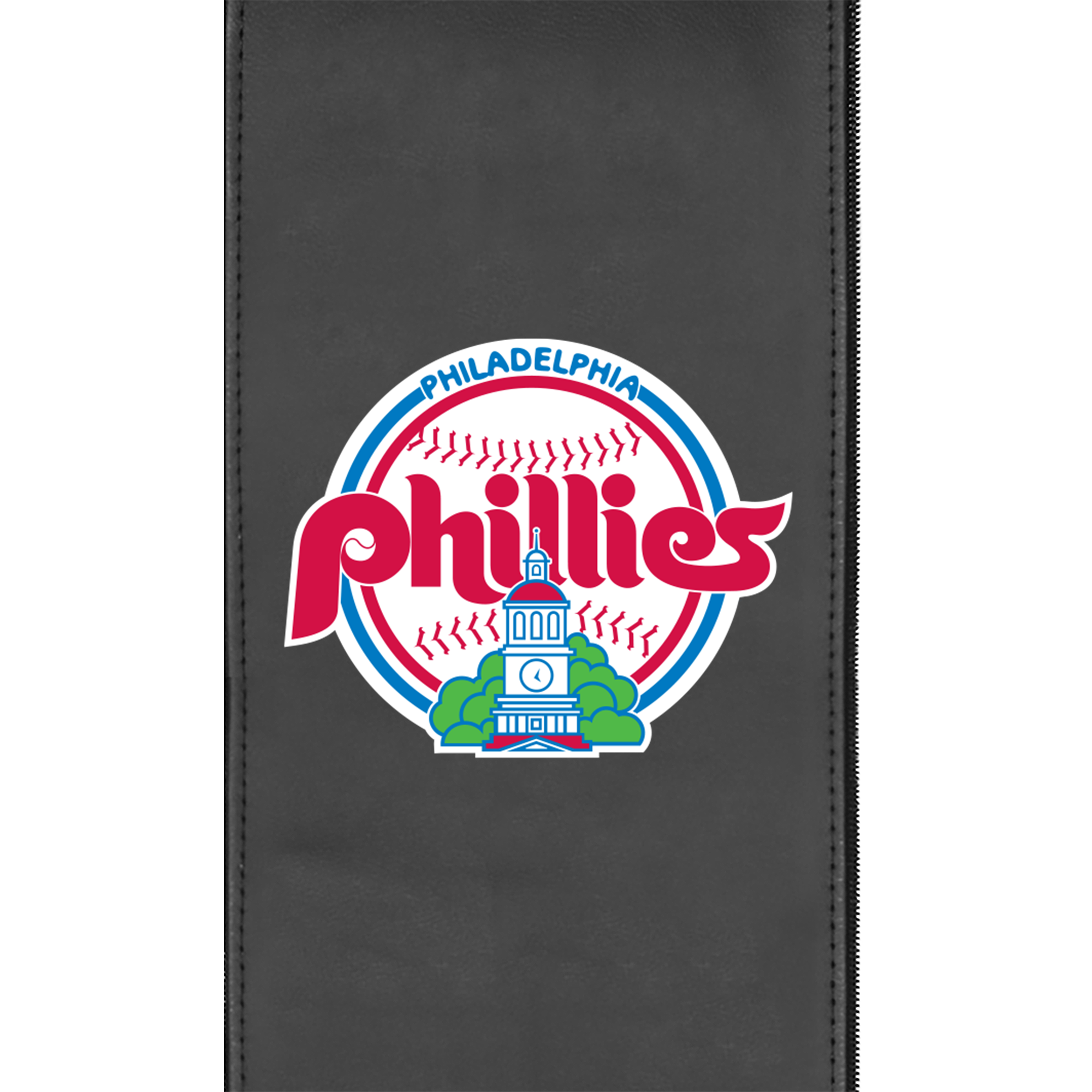 Silver Club Chair with Philadelphia Phillies Cooperstown Primary