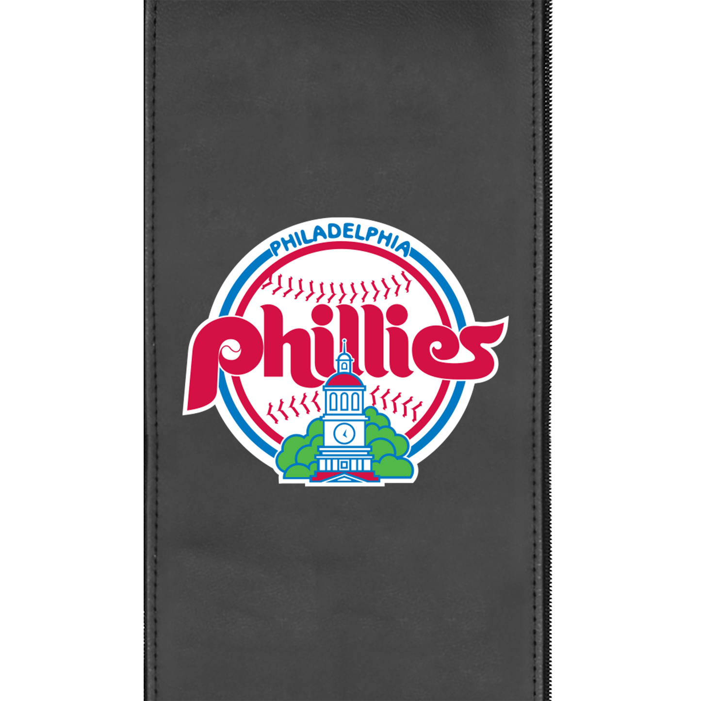 Silver Club Chair with Philadelphia Phillies Cooperstown Primary