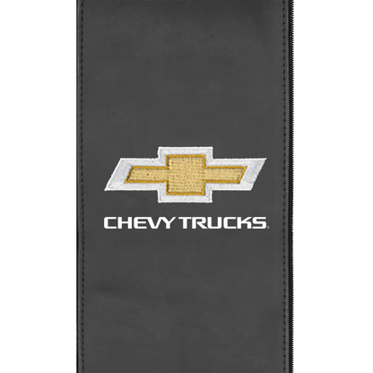 Silver Sofa with Chevy Trucks Logo