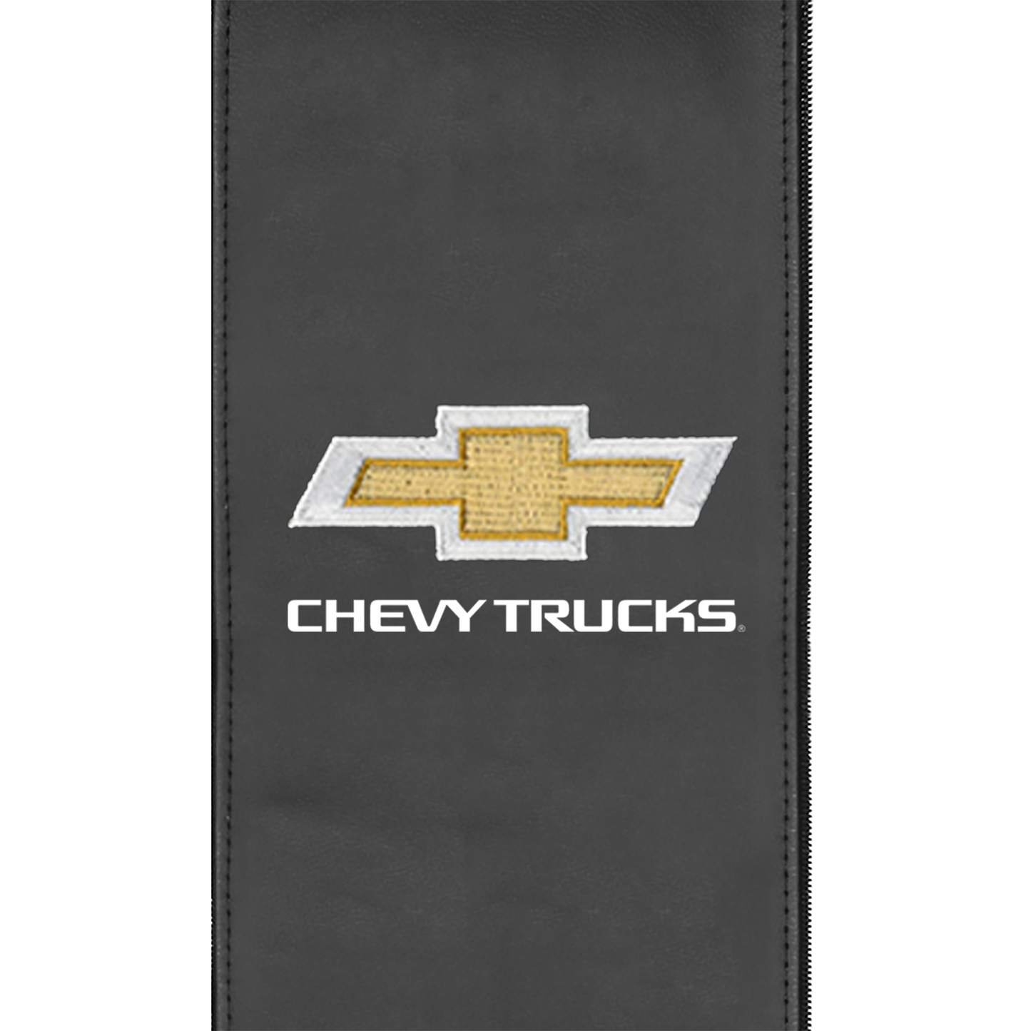 Silver Club Chair with Chevy Trucks Logo
