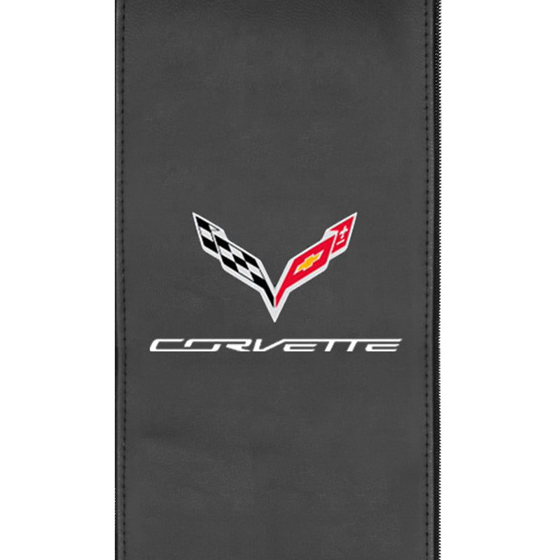 Silver Club Chair with Corvette C7 Logo