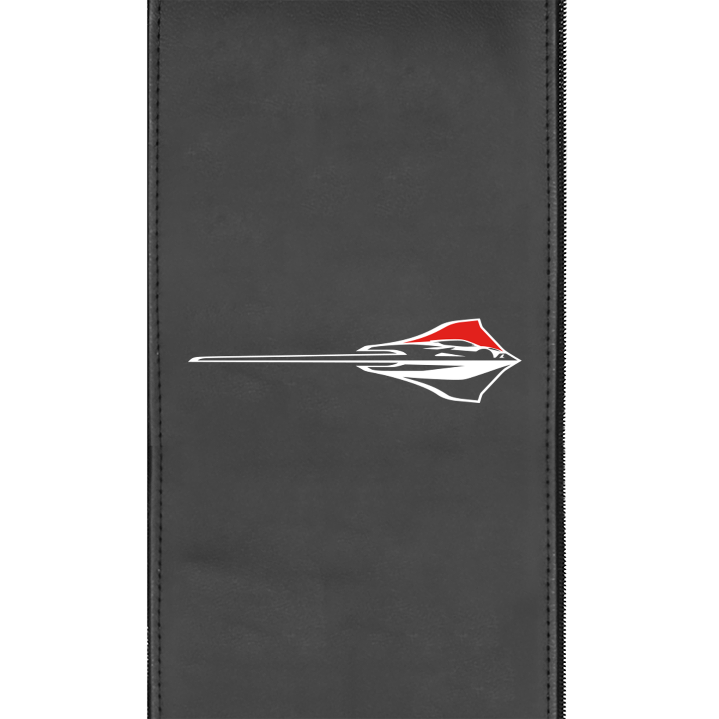 Silver Loveseat with Stingray Symbol Logo