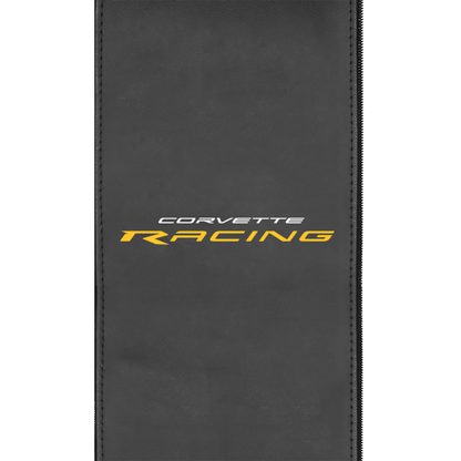 Silver Sofa with Corvette Racing Logo
