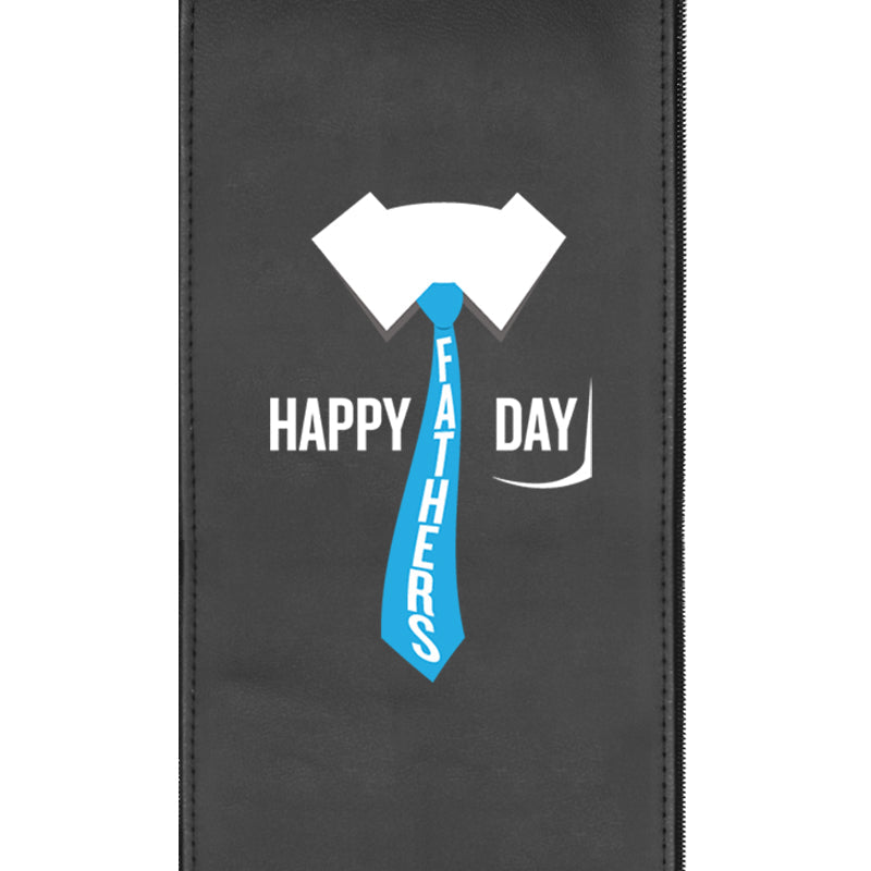 Silver Sofa with Father's Day Tie Logo Panel
