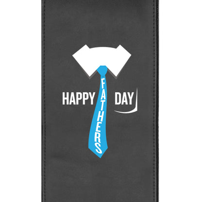Silver Loveseat with Father's Day Tie Logo Panel