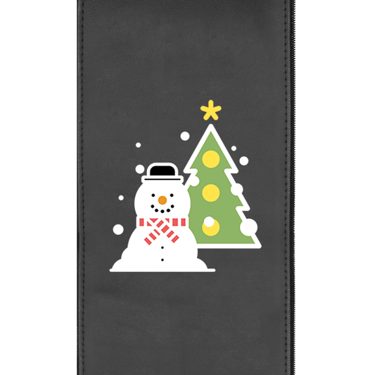 Snowman and Tree Logo Panel