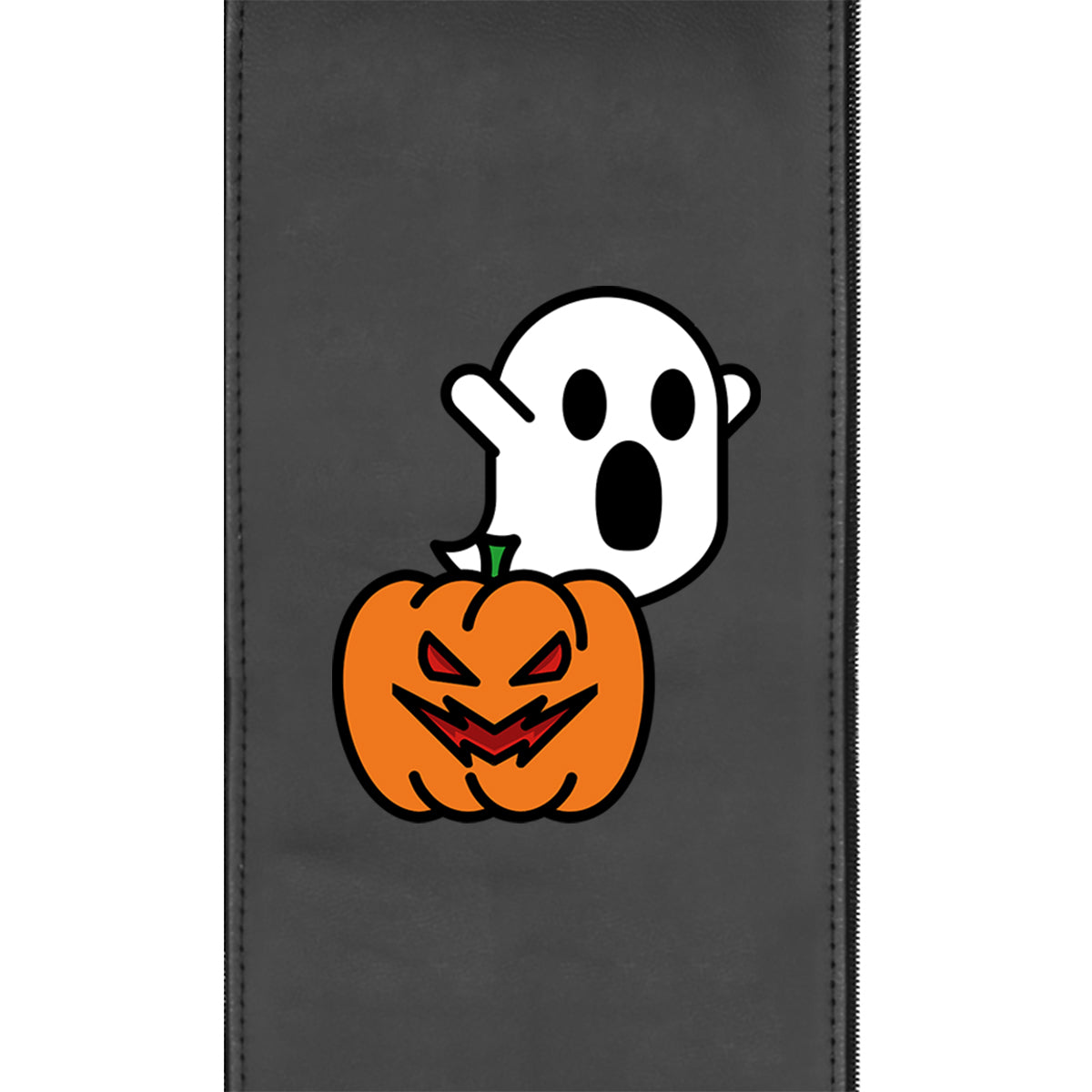 Relax Home Theater Recliner with Spooky Pumpkin Patch Logo