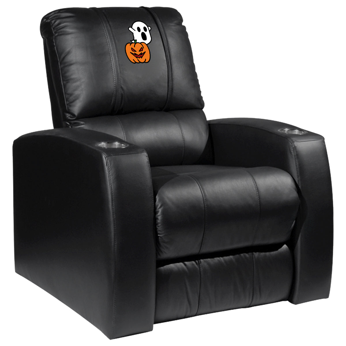 Relax Recliner with Spooky Pumpkin patch Logo