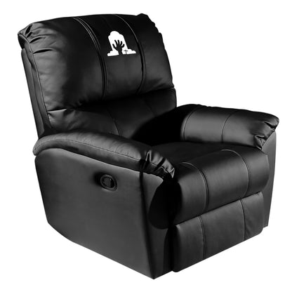 Rocker Recliner with Ghoulish Rising Hand Halloween Logo