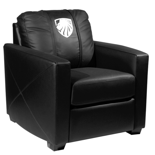 Stationary Club Chair with Las Vegas Inferno White  Logo