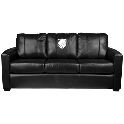 Stationary Sofa with Las Vegas Inferno White  Logo