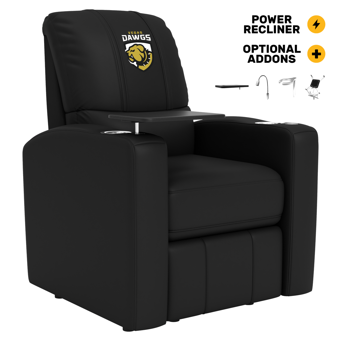 Stealth Power Plus Recliner with Vegas Dawgs Logo