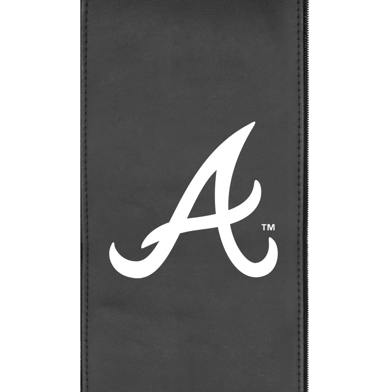 Silver Club Chair with Atlanta Braves Secondary