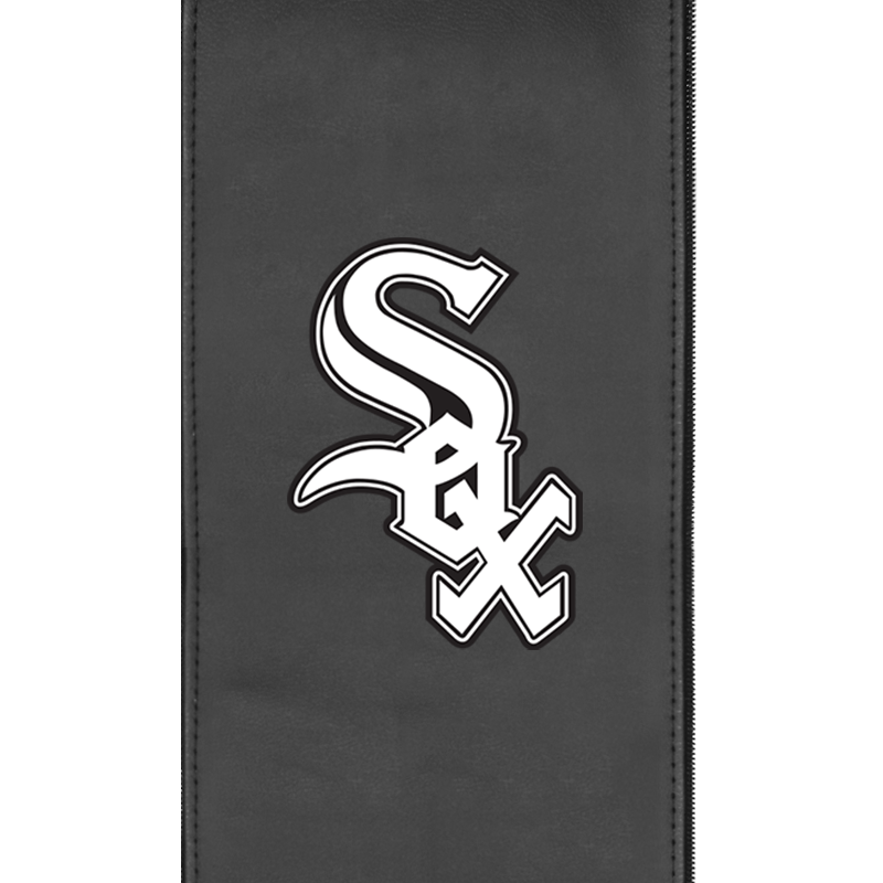 Silver Sofa with Chicago White Sox Primary Logo
