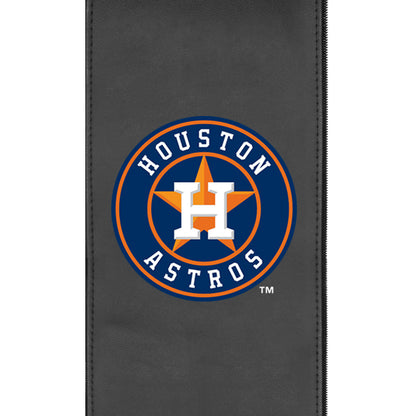 Silver Sofa with Houston Astros Logos
