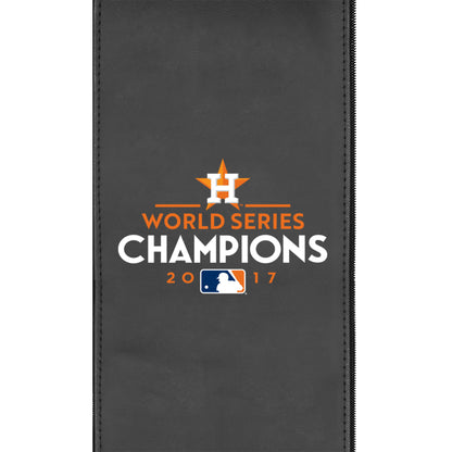 Silver Loveseat with Houston Astros 2017 Champions