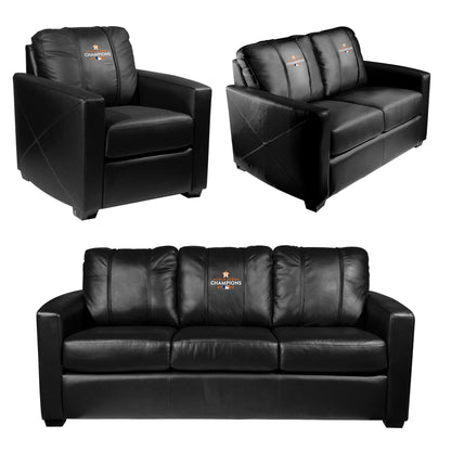 Silver Club Chair with Houston Astros 2022 Champions