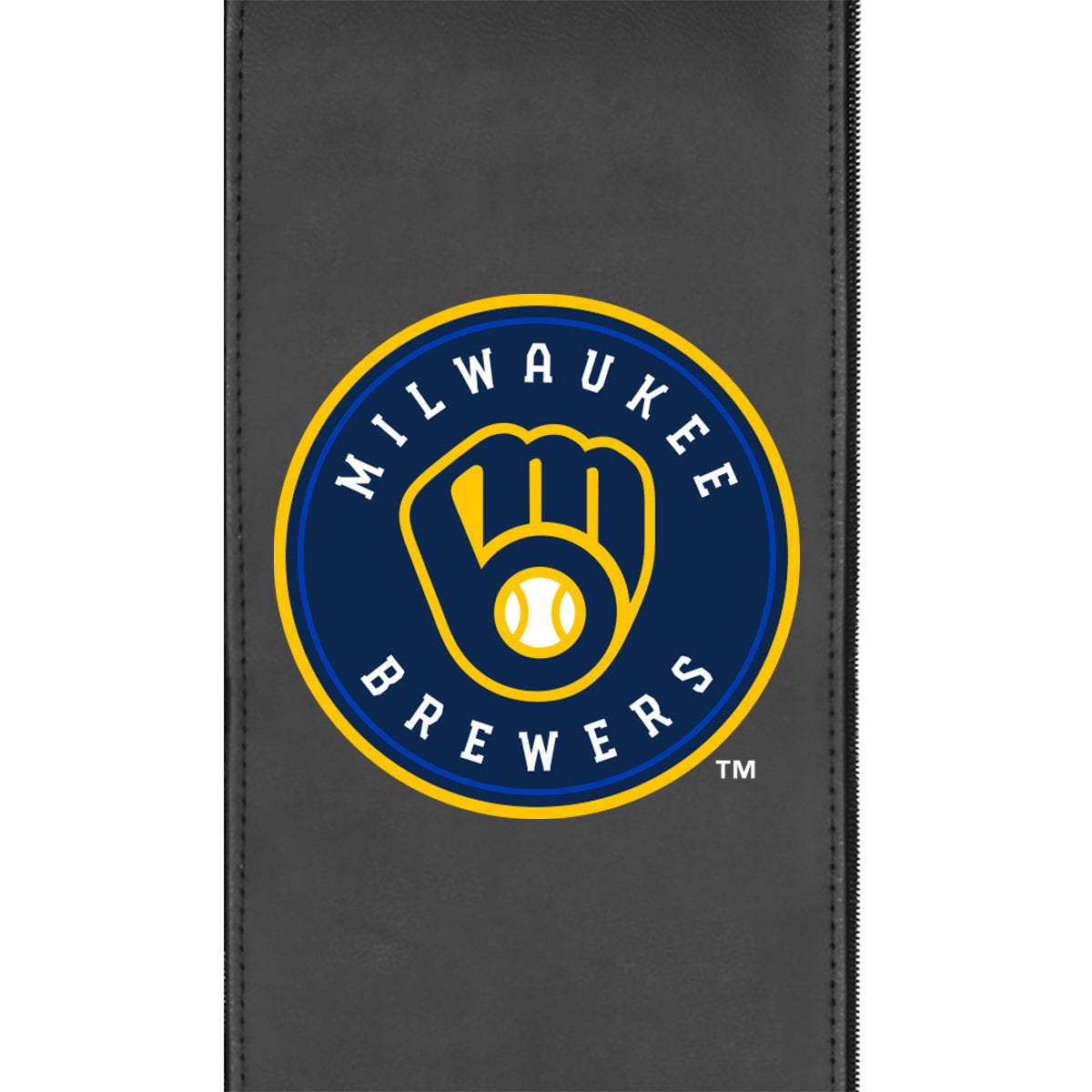 Relax Home Theater Recliner with Milwaukee Brewers Primary Logo