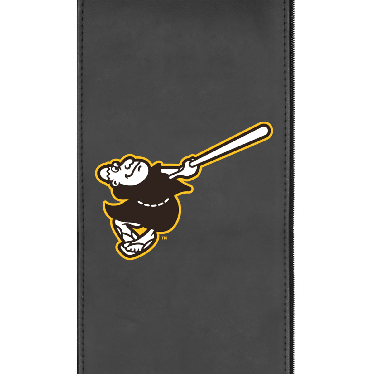 Silver Club Chair with San Diego Padres Secondary Logo