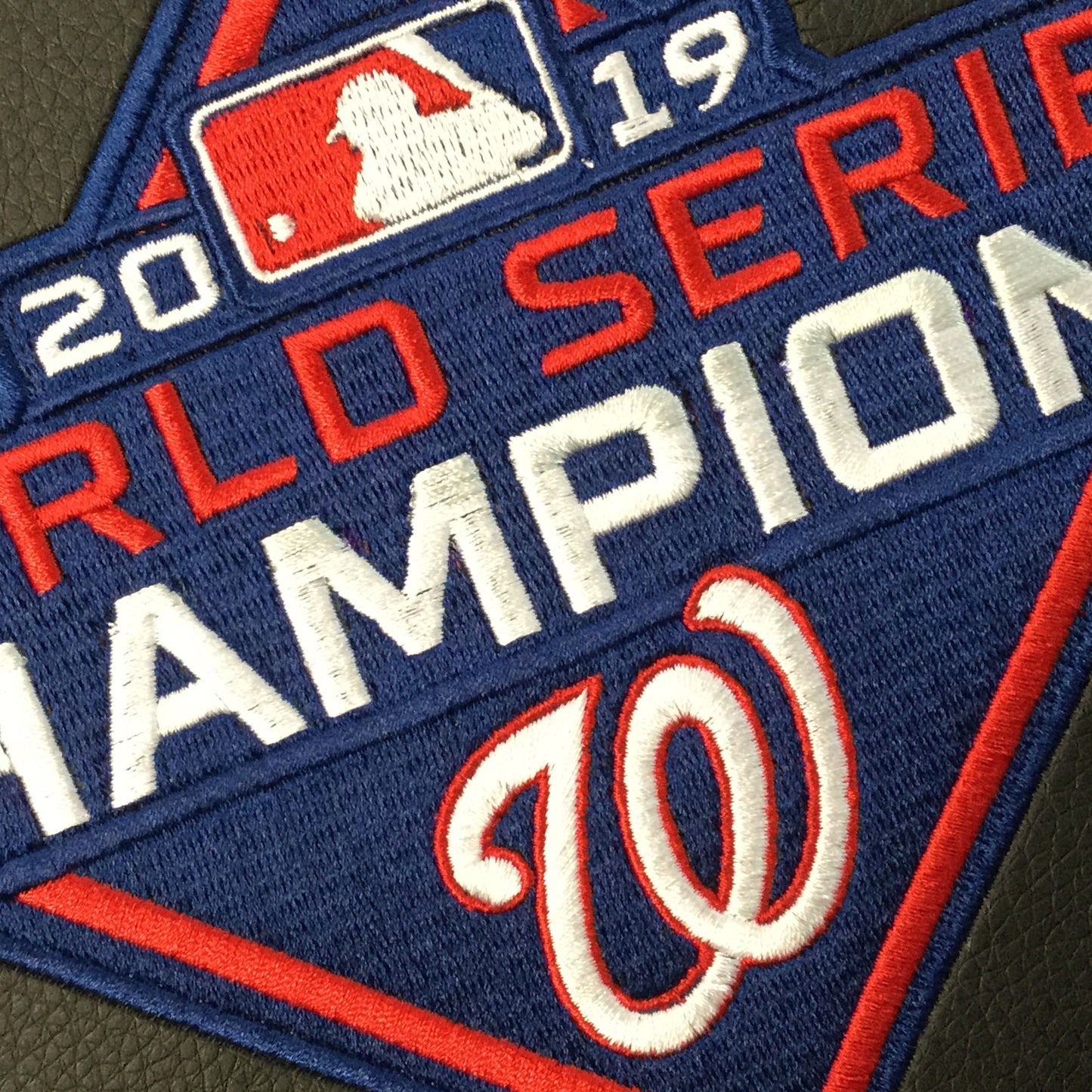 Relax Home Theater Recliner with Washington Nationals 2019 Champions