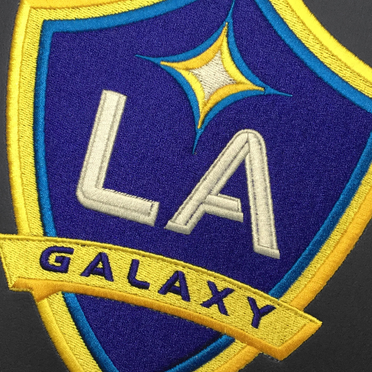 Silver Sofa with LA Galaxy Logo