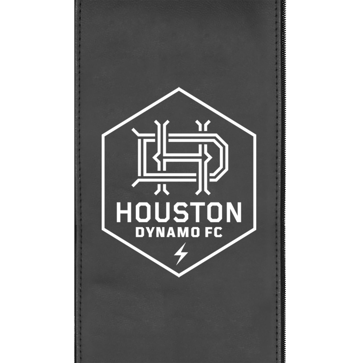 Silver Loveseat with Houston Dynamo Secondary Logo