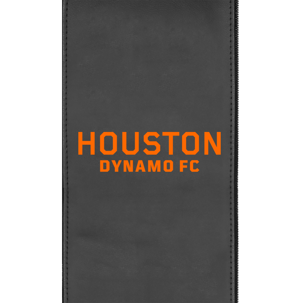 Silver Club Chair with Houston Dynamo Wordmark Logo