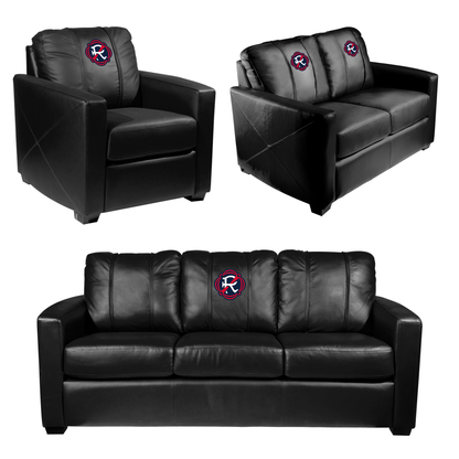 Silver Club Chair with New England Revolution Secondary Logo