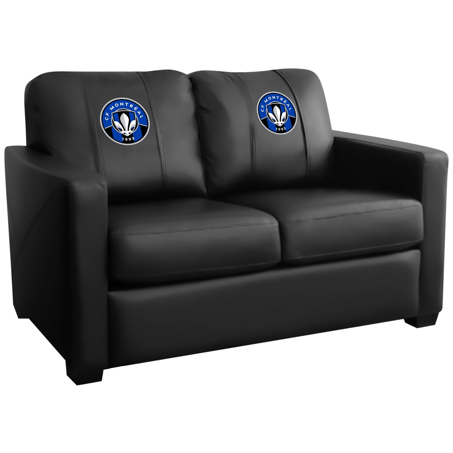 Silver Loveseat with CF Montreal Primary Logo